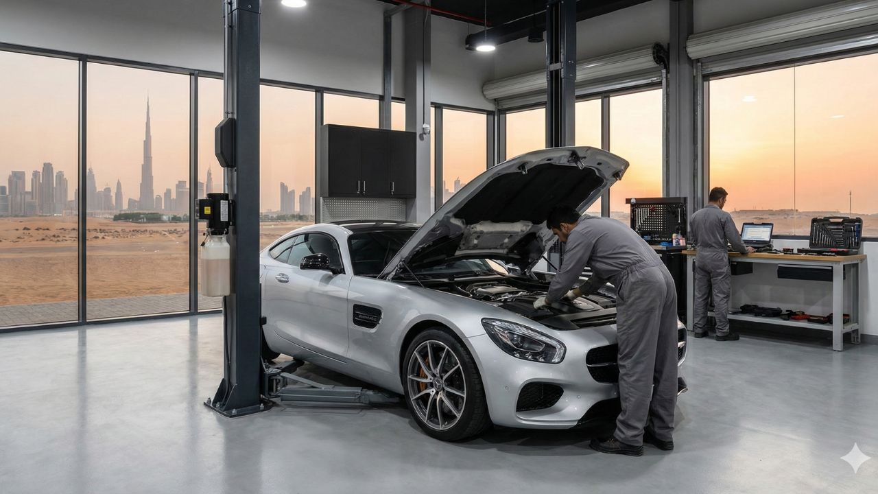 Best Mercedes-Benz AMG GT (C192) Repair in Dubai!