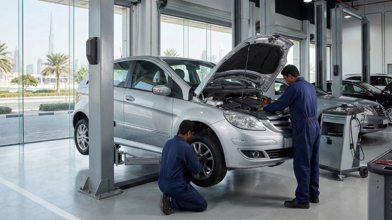 Best Mercedes-Benz B-Class (W245) Repair in Dubai!