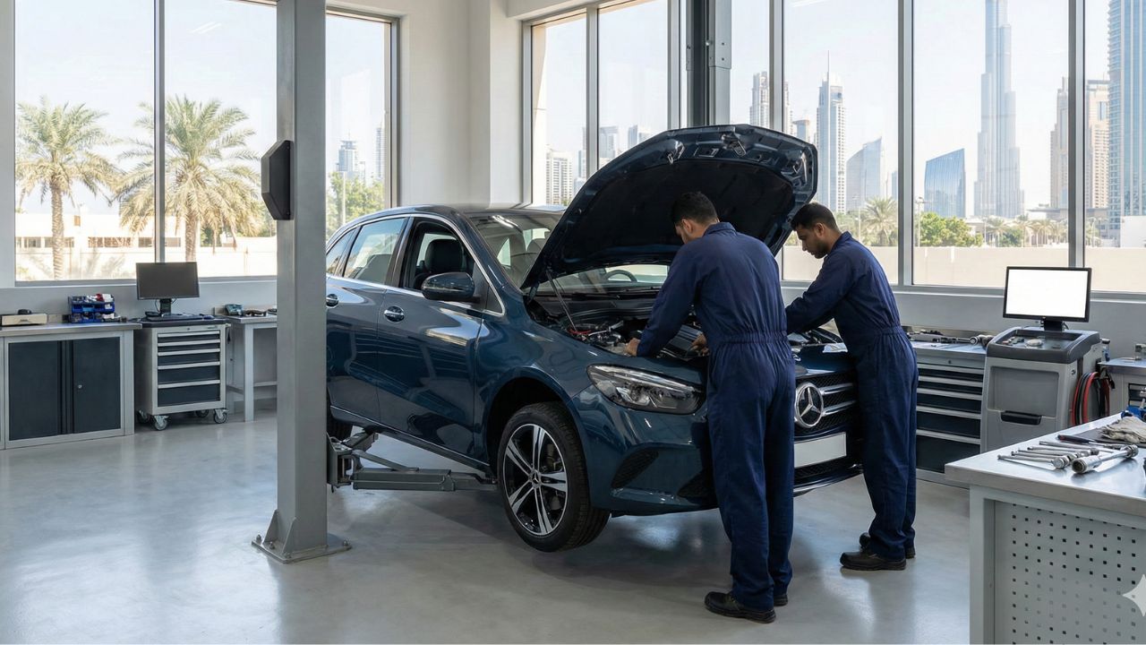 Best Mercedes-Benz B-Class (W247) Repair in Dubai!
