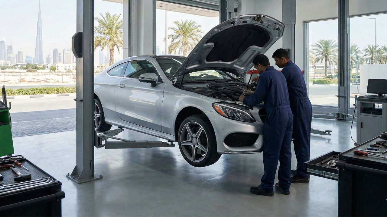 Best Mercedes-Benz C-Class Coupe (C205) Repair in Dubai!
