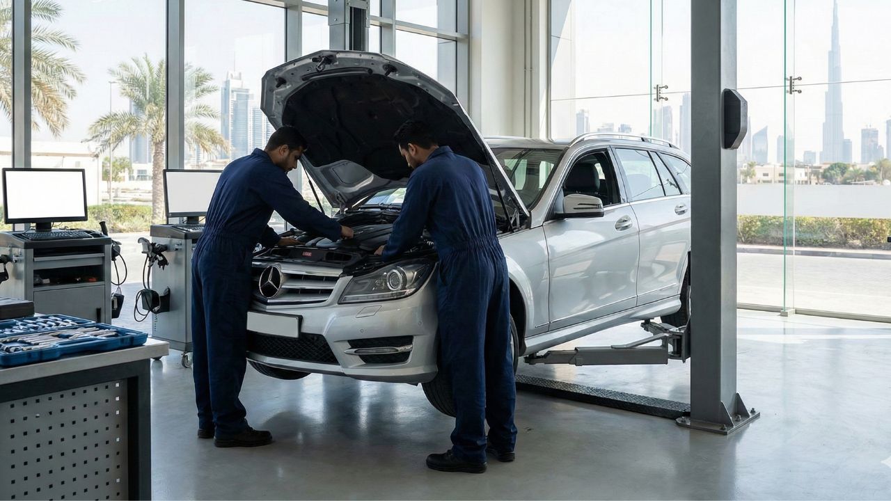 Best Mercedes-Benz C-Class Wagon (S204) Repair in Dubai!