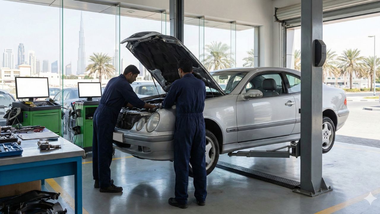 Best Mercedes-Benz CLK-Class (W208) Repair in Dubai!