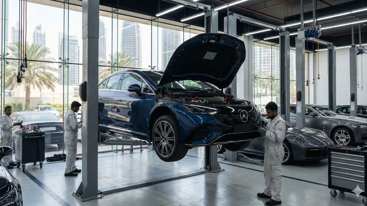 Best Mercedes-Benz EQE (V295) Repair in Dubai!