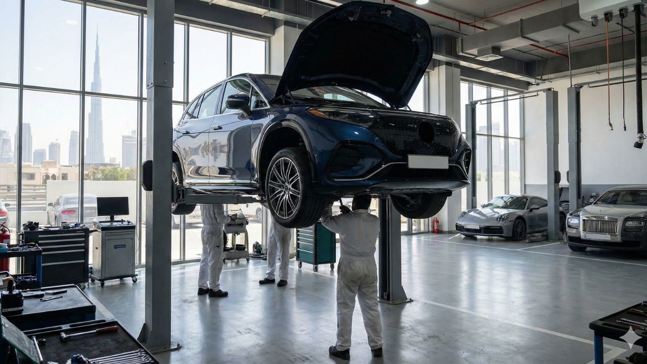Best Mercedes-Benz EQS SUV (X296) Repair in Dubai!