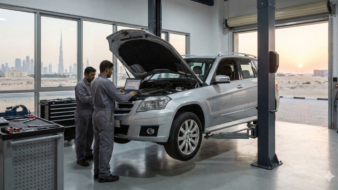Best Mercedes-Benz GLK-Class (X204) Repair in Dubai!