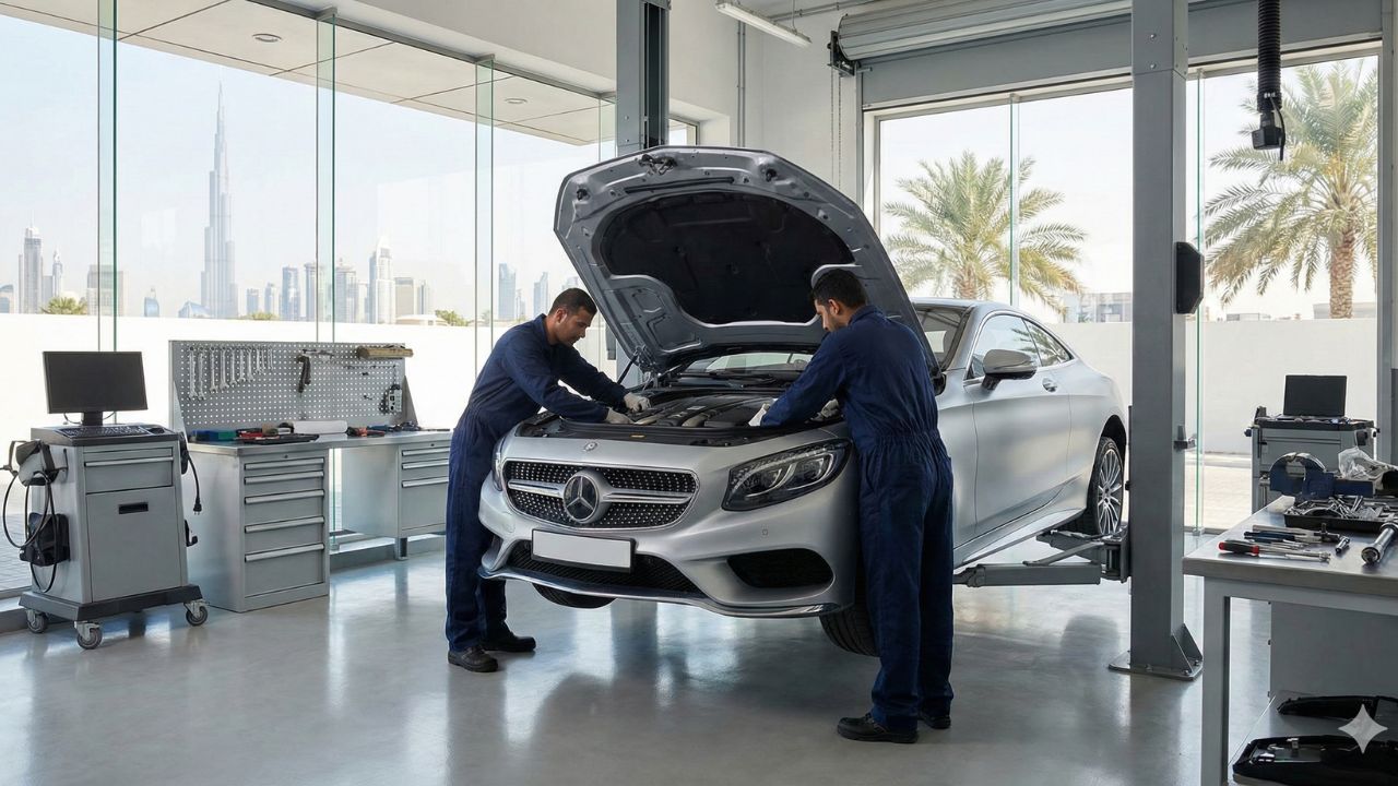 Best Mercedes-Benz S-Class Coupe (C217) Repair in Dubai!