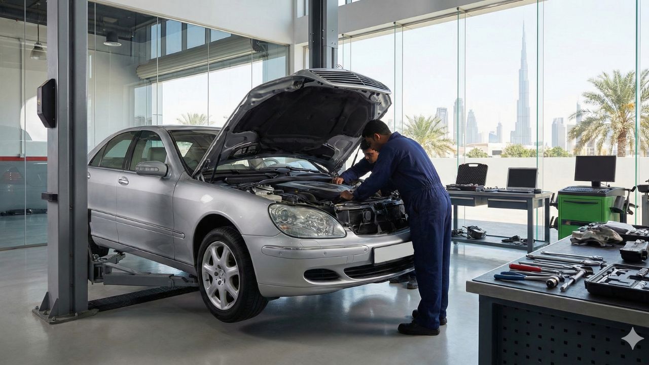 Best Mercedes-Benz S-Class (W220) Repair in Dubai!