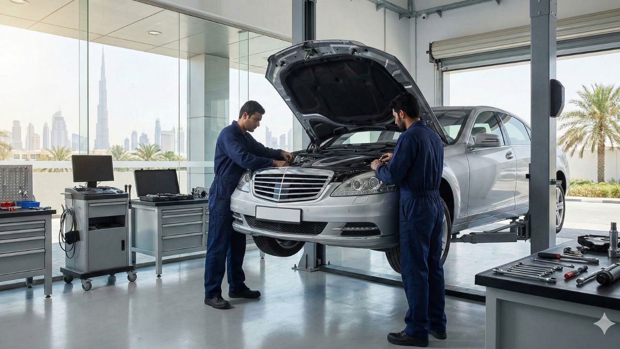 Best Mercedes-Benz S-Class (W221) Repair in Dubai!
