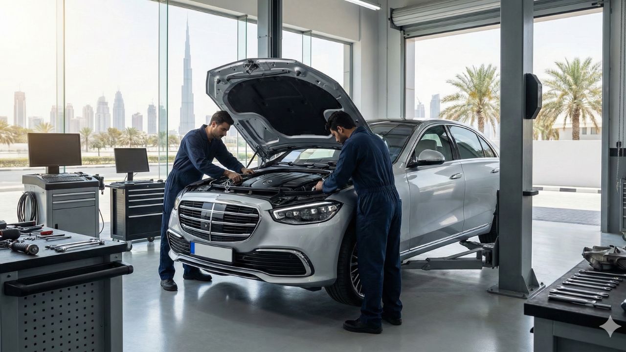 Best Mercedes-Benz S-Class (W223) Repair in Dubai!