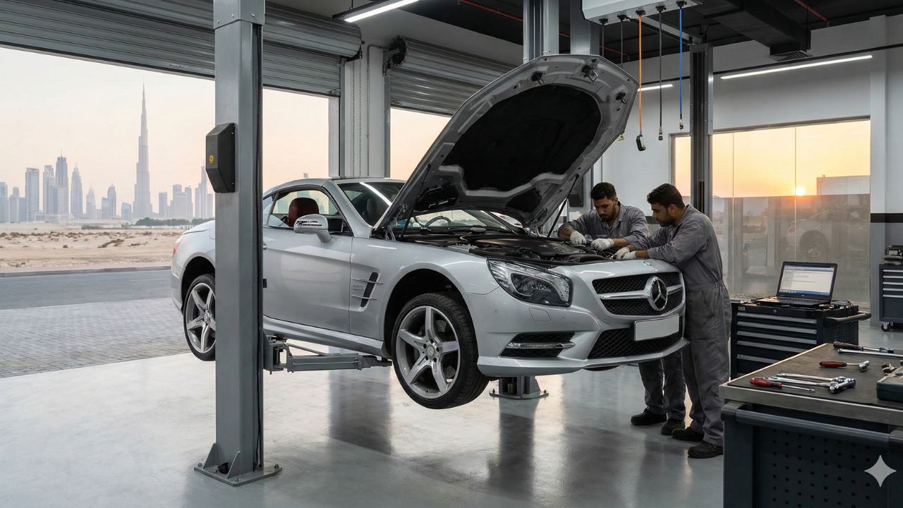 Best Mercedes-Benz SL-Class (R231) Repair in Dubai!