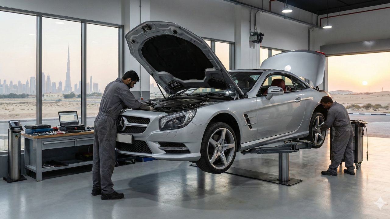 Best Mercedes-Benz SL-Class (R232) Repair in Dubai!