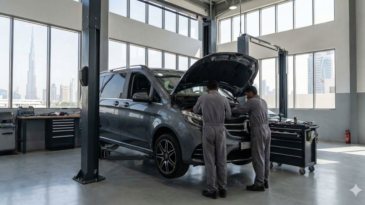 Best Mercedes-Benz V-Class (W447) Repair in Dubai!