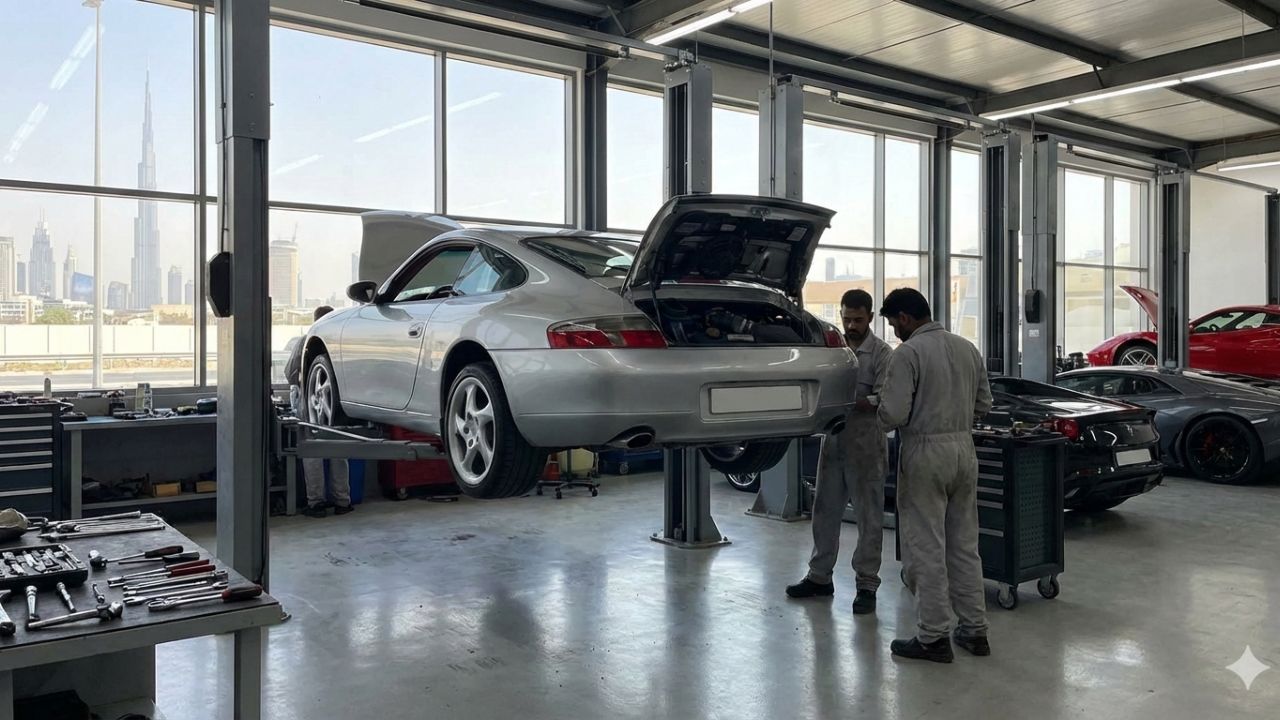 Best Porsche 911 (996) Carrera Repair in Dubai!