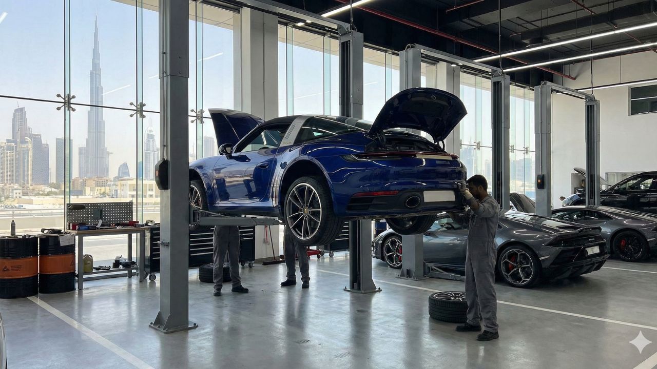 Best Porsche 911 Targa (992) Repair in Dubai!