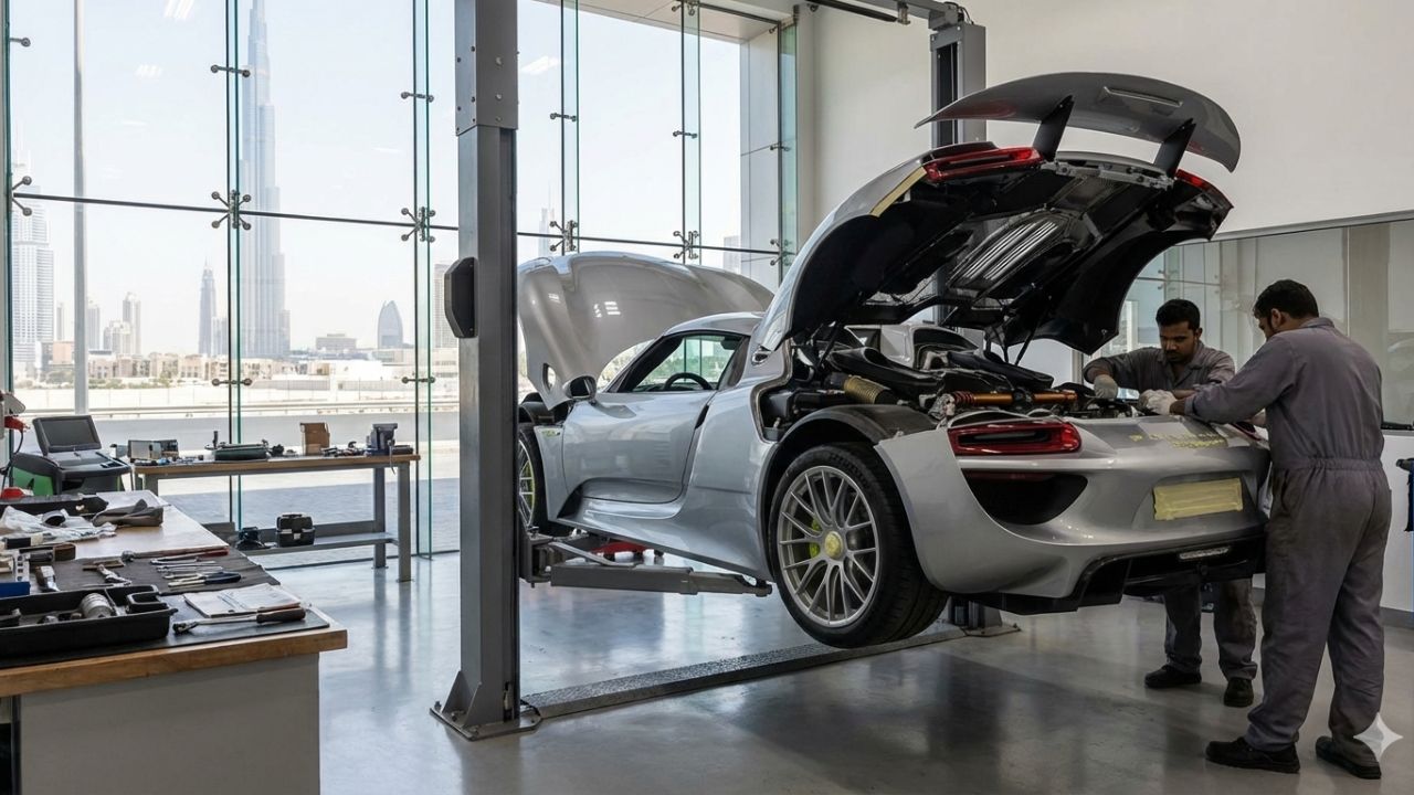 Best Porsche 918 Spyder Repair in Dubai!