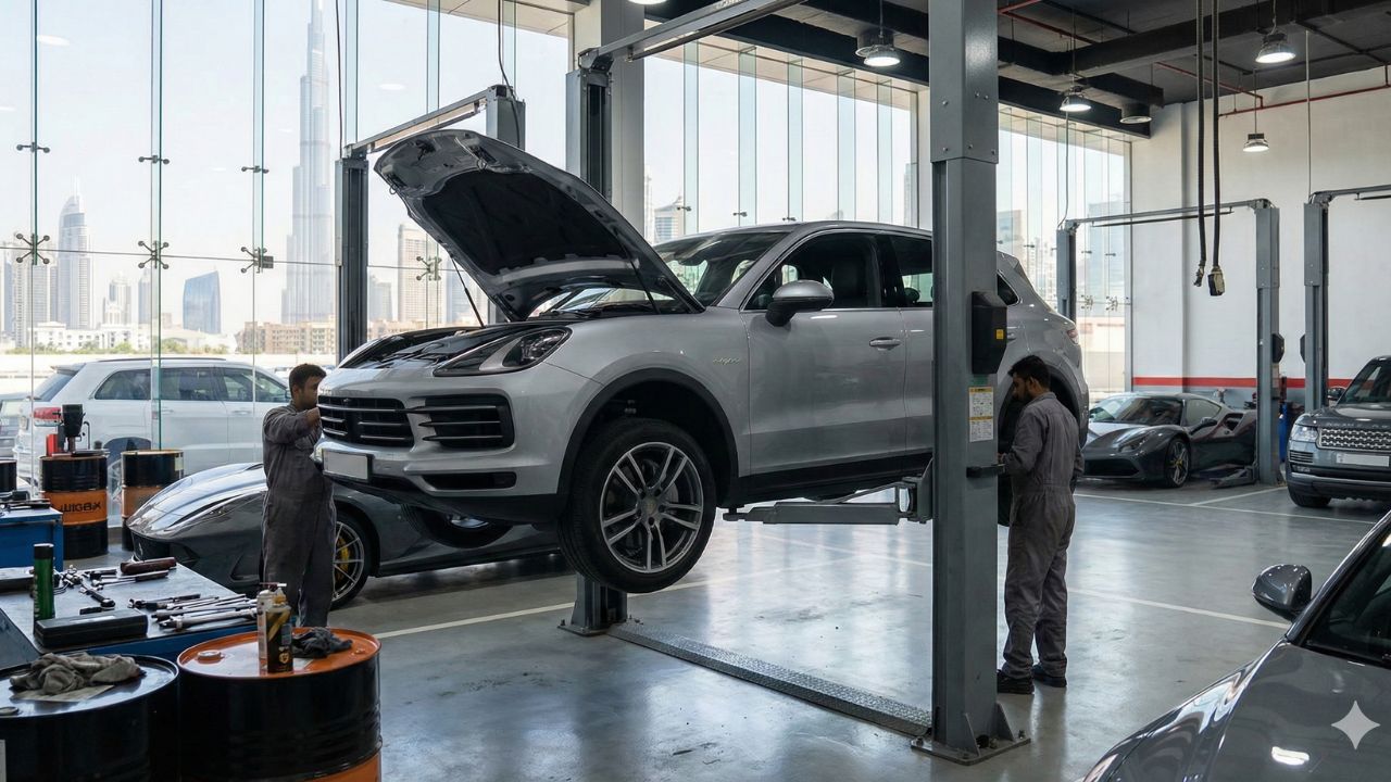 Best Porsche Cayenne E-Hybrid Repair in Dubai!