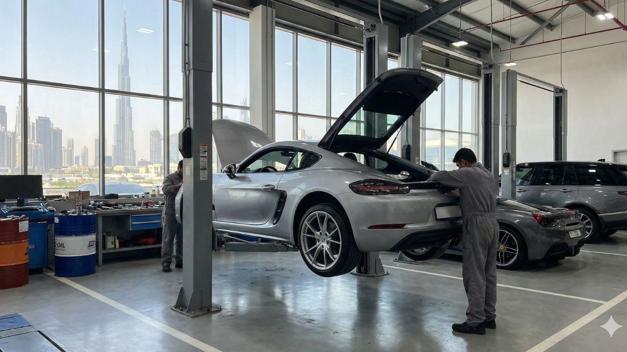 Best Porsche Cayman (718) Repair in Dubai!