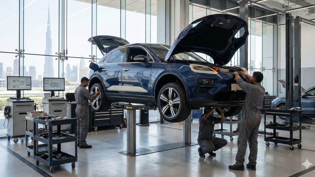 Best Porsche Macan Electric Repair in Dubai!