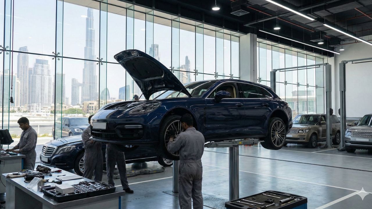 Best Porsche Panamera Sport Turismo Repair in Dubai!
