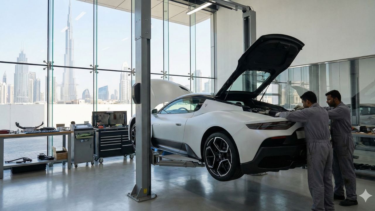 Best Maserati MC20 Repair in Dubai!